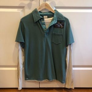 BUFFALO DAVID BITTON Men’s layered long sleeved shirt